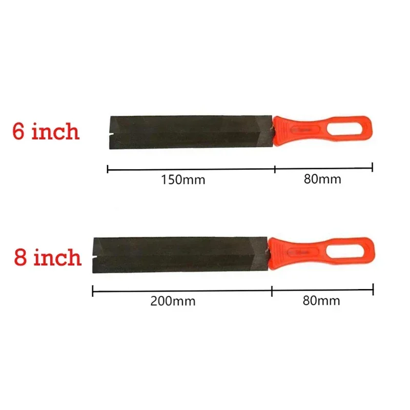 6/8inch Diamond-Shaped Files Multi-function Steel Files For Sharpening And Straightening Hand Saw Woodworking Metal Hand Tools