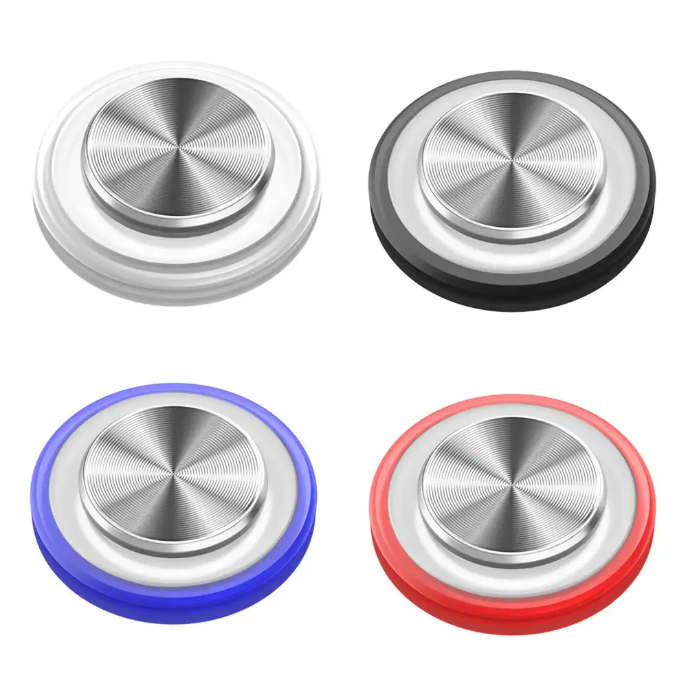Round PUBG Mobile Gaming Controller Suction Up Game Joystick Rocker 360 Degree Control Metal Button For Tablet Android Iphone