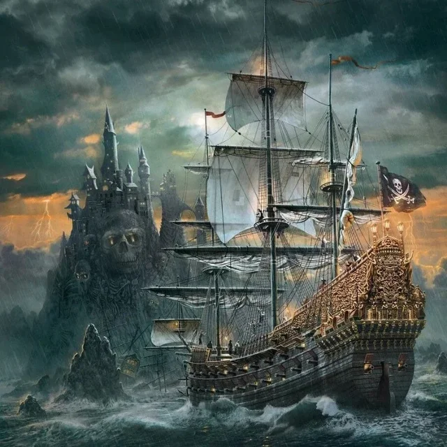 75*50cm dorosłych 1000 sztuk papierowe puzzle statek piracki obrazy zmniejszanie stresu trudność zabawki edukacyjne dla dzieci prezent na boże narodzenie
