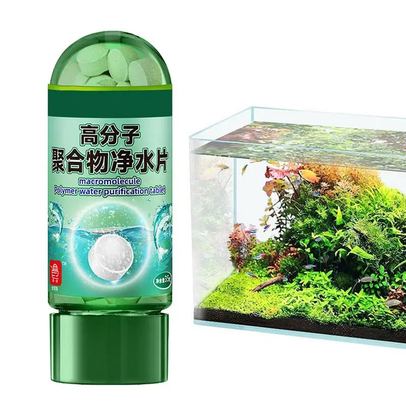 Wasseraufbereitungstabletten, schneller Aquarium-Wasserfilter, Fischzubehör, Aquarium-Tabletten, verbessern die Wasserqualität, Aquarium-Zubehör