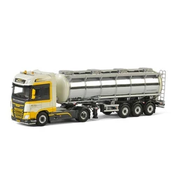 Diecast 1:50 Scale DAF XF 4X2 Oil Tanker Truck Alloy Model 01-2343 Static Display Collectible Toy Gift Souvernir Decoration