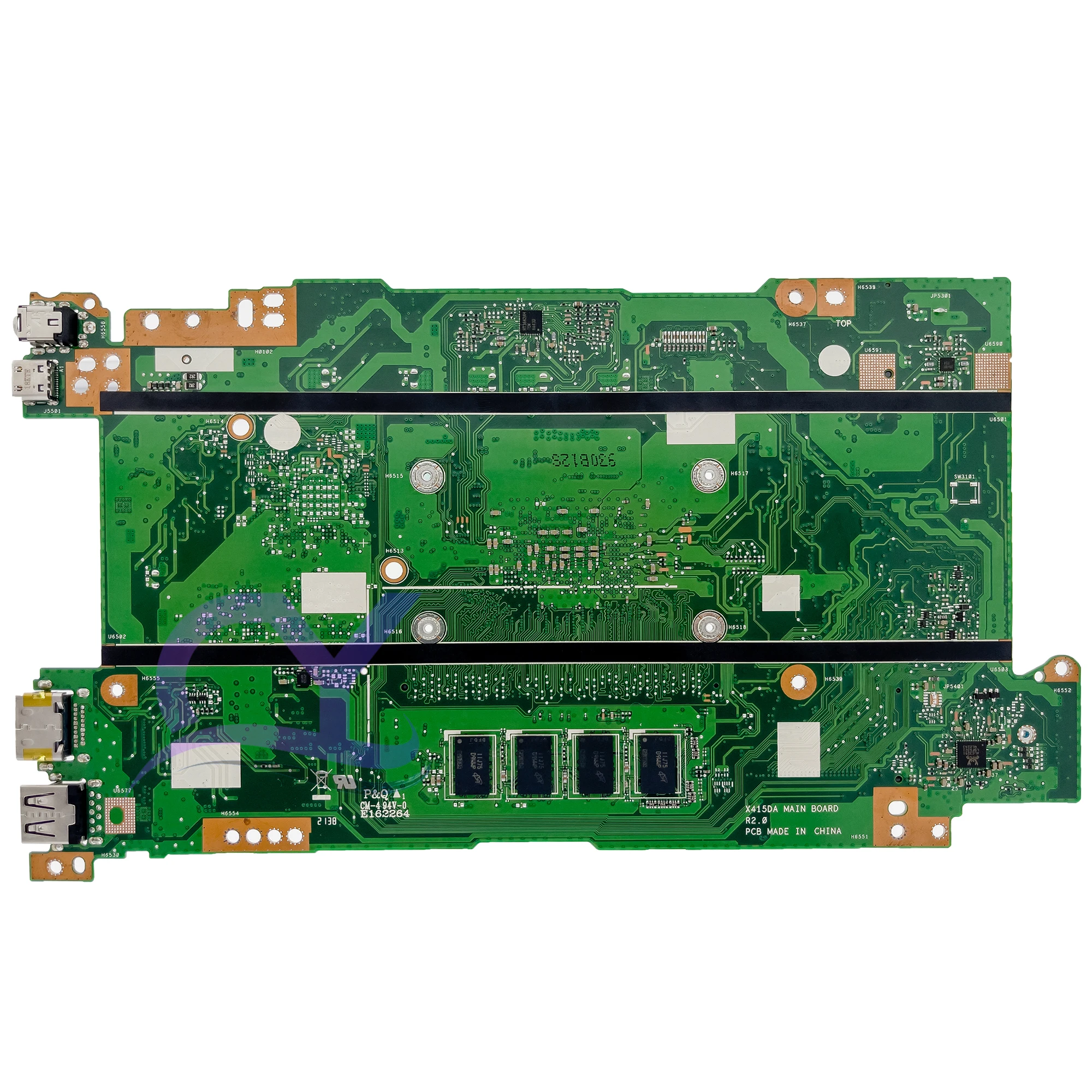 X415DA Laptop Motherboard For ASUS Vivo Book 14 X515DA X515DAP X415DAP X415D With 3050U R3-3200/R5-3500/R7-3700 4GB-RAM UMA