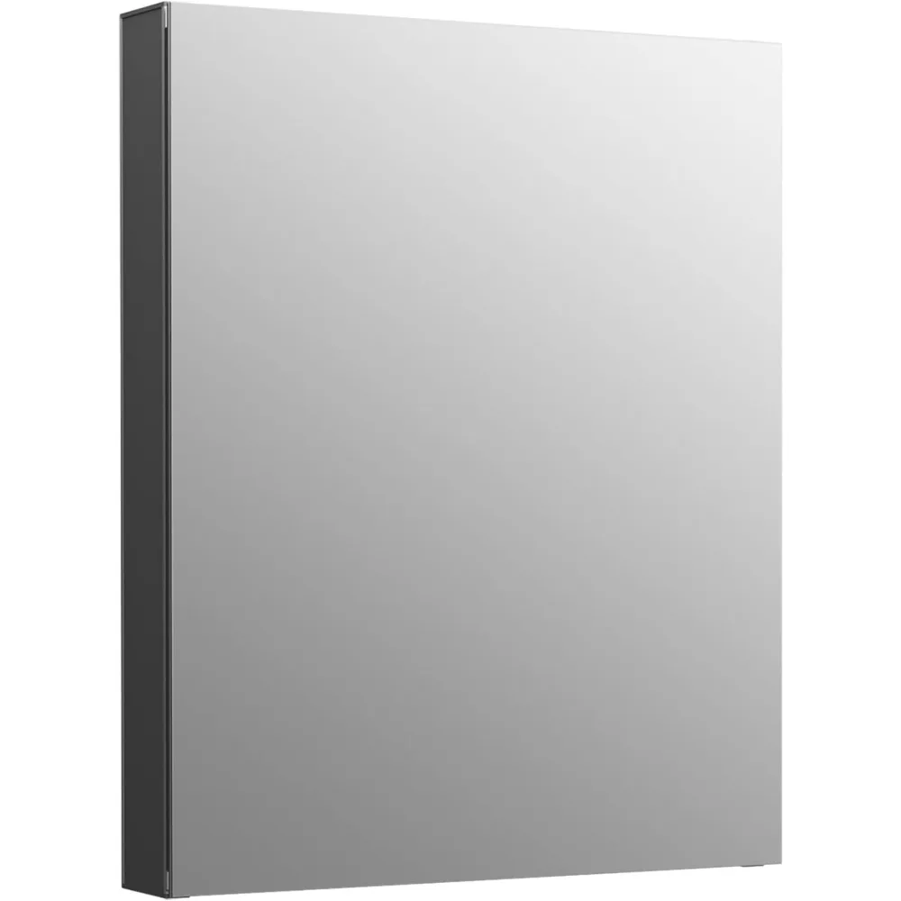 

medicine cabinet, bathroom medicine cabinet, slow-close mirrored door and interior, surface or recessed installation