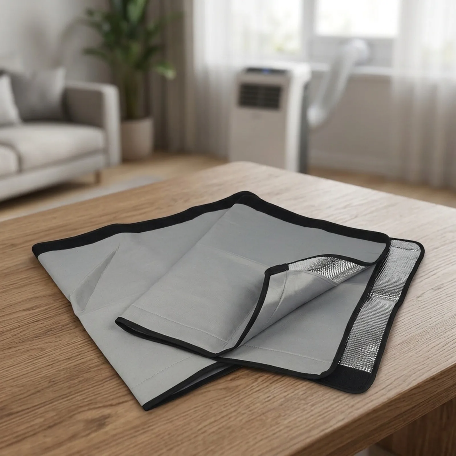 Air Conditioning Hose Cover with Adjustable Tie Straps Three Layer Insulation for Enhanced Cooling and Heat Protection