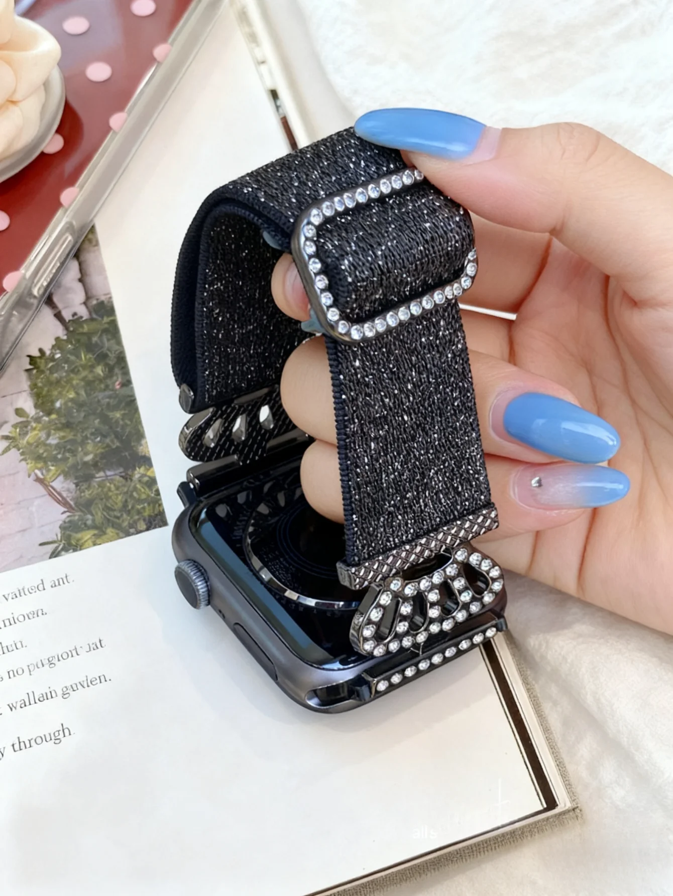 

Аксессуары с короной для Apple Watch 44 мм 45 мм 42 мм 40 мм 41 мм 46 мм Браслет iwatch Series Ultra 2 10 9 SE 8 7 6 5 Ремешок