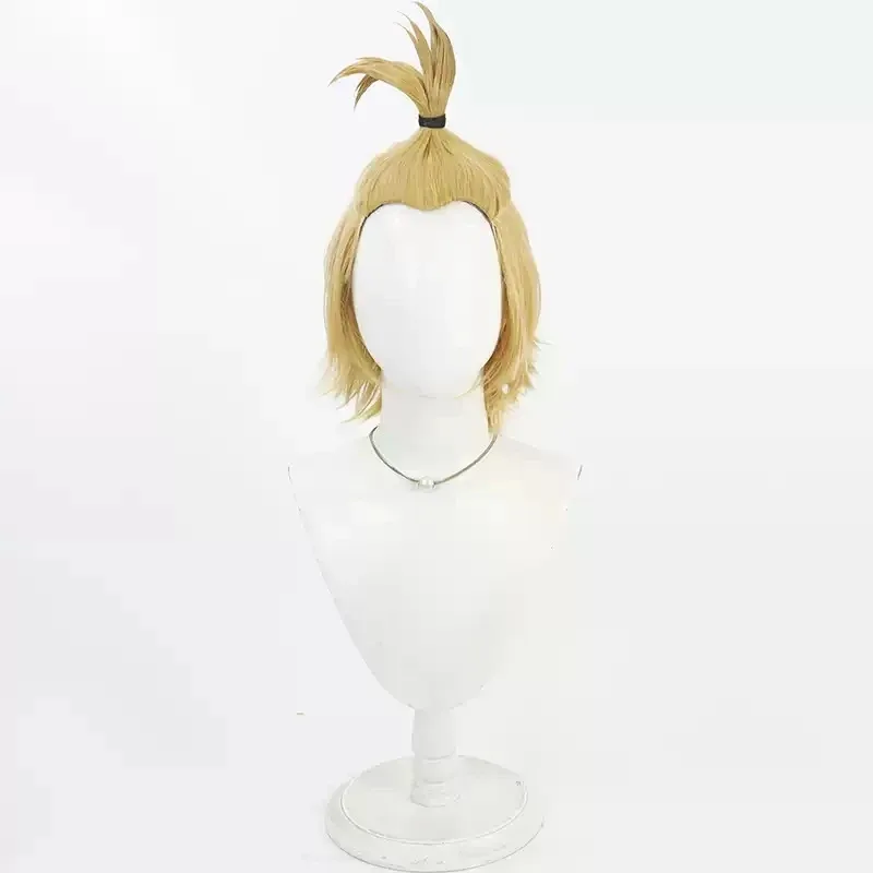 

NewFire Force Arthur Boyle Cosplay Wig 30cm Short Blonde Heat Resistant Synthetic Hair Halloween Party2025