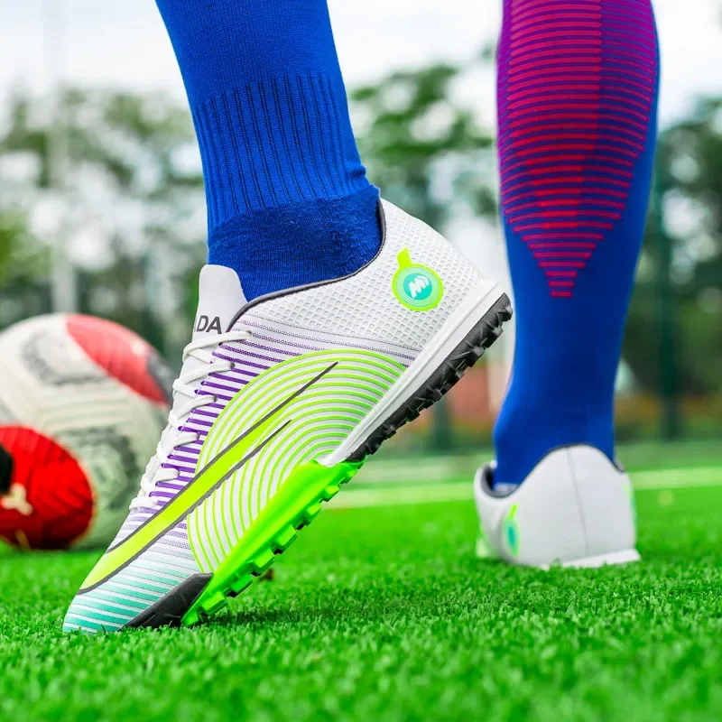 Męskie buty piłkarskie Młodzieżowe korki piłkarskie Turf Niskie buty TF Sport Training Running Sneaker Outdoor/Indoor