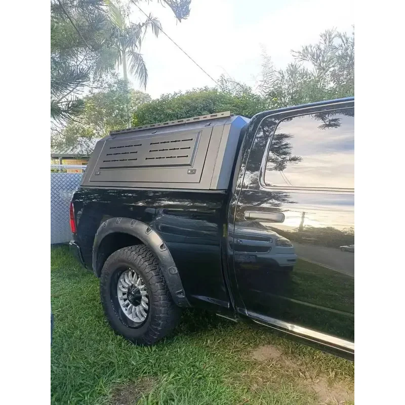 

Foactory Custom-fit Truck Canopy Bed Topper Ram 3500 6.4ft 2017 Topper Aluminum Rainproof Pickup Hardtop Canopy Cap