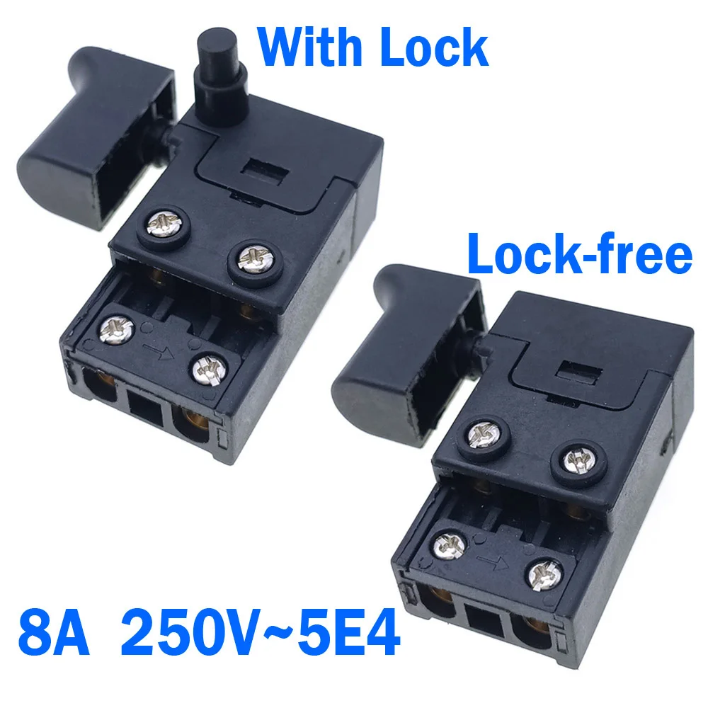 

Miniature Power Tool Switch FA2-4/2W4 Trigger Button for Electric Hammer Impact Drill Polishing Cutting Machine Accessories