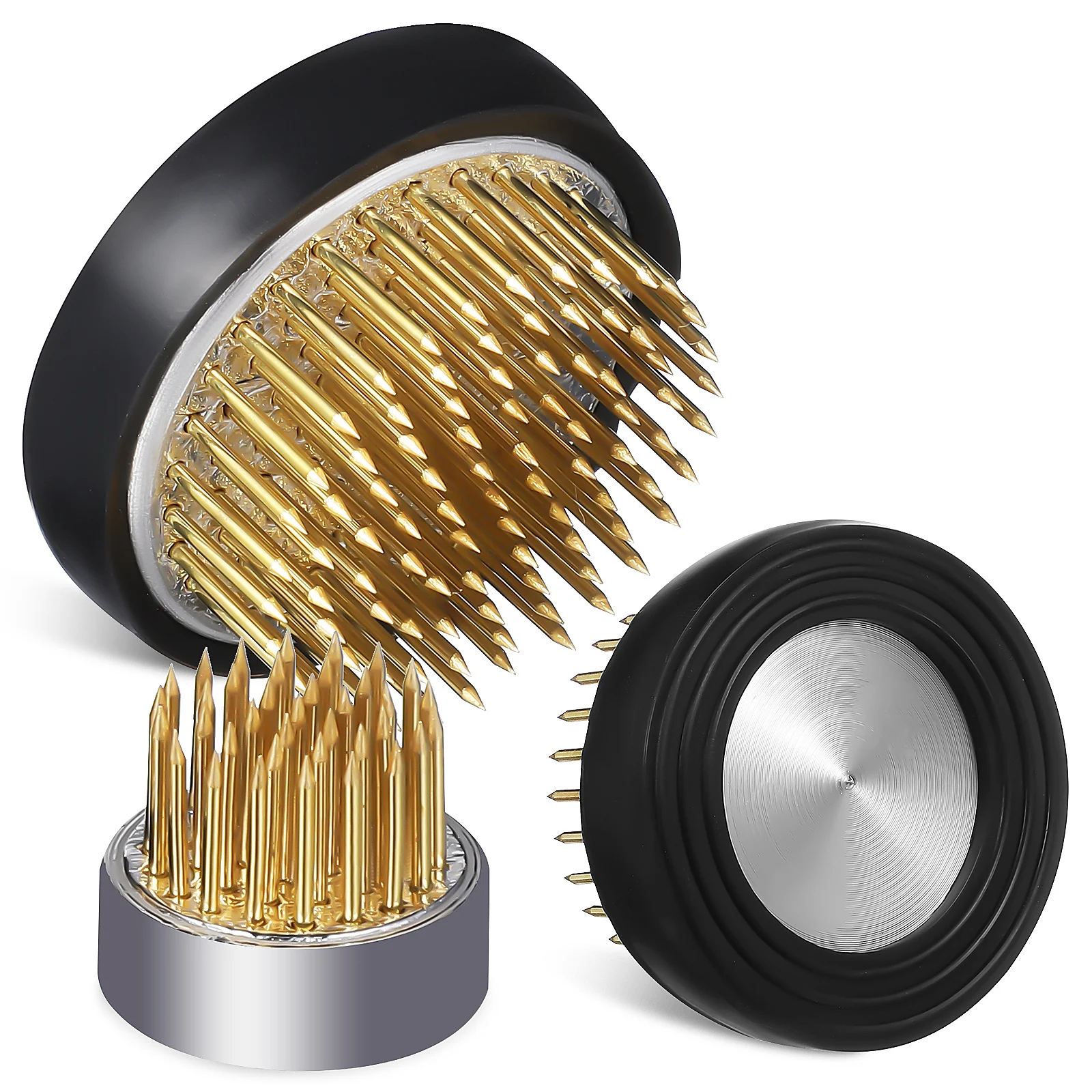 

3pcs Mountain Base 23Mm 34Mm 40Mm Copper Flower Holder For Vase Floral Arrangement Workshop Decor Stem Fixing Tool Round