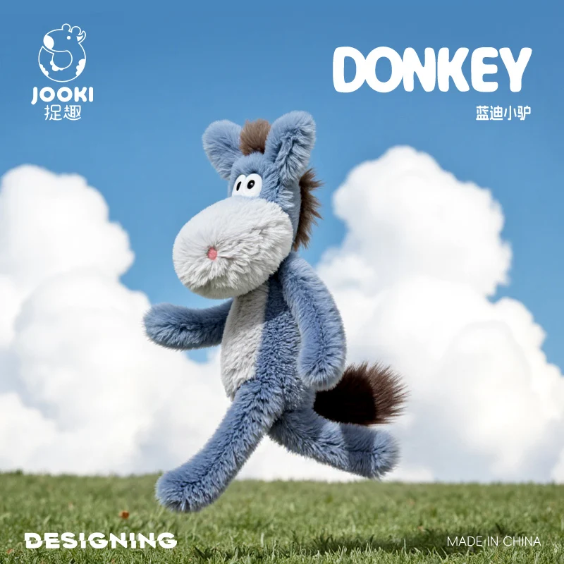 

42cm Soft Plush Donkey Toys Cuddly Donkeys for Boys Girls Fluffy Stuffed Animal for Cuddling Playing Plush Toys Decor