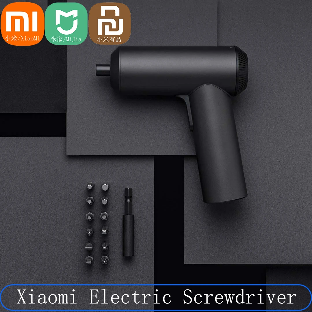 

Xiaomi Smart Electric Screwdriver Tool 3.6V Li-ion 2000mAh 5N.M Torque Electric Screwdriver Household With 12Pcs S2 Screw Bits