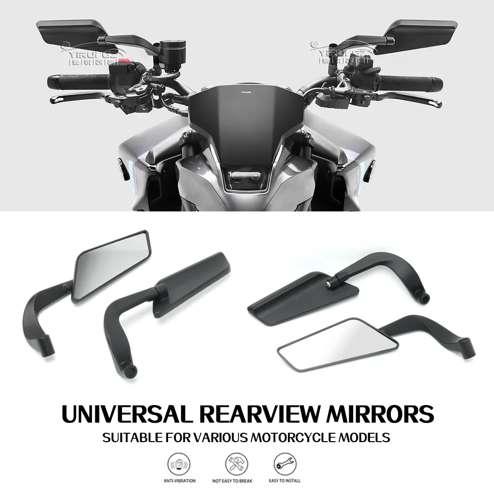 

Motorcycle MT07 MT09 NEW Rearview Mirror Invisible Wing Adjustable Rotating Side View Mirror For MT03 MT07 MT25 MT09 MT10 SP ABS