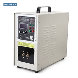High Frequency Induction Heating Machine 15KW Small High Frequency Welding Equipment Copper Tube Turning Tool Alloy Welding