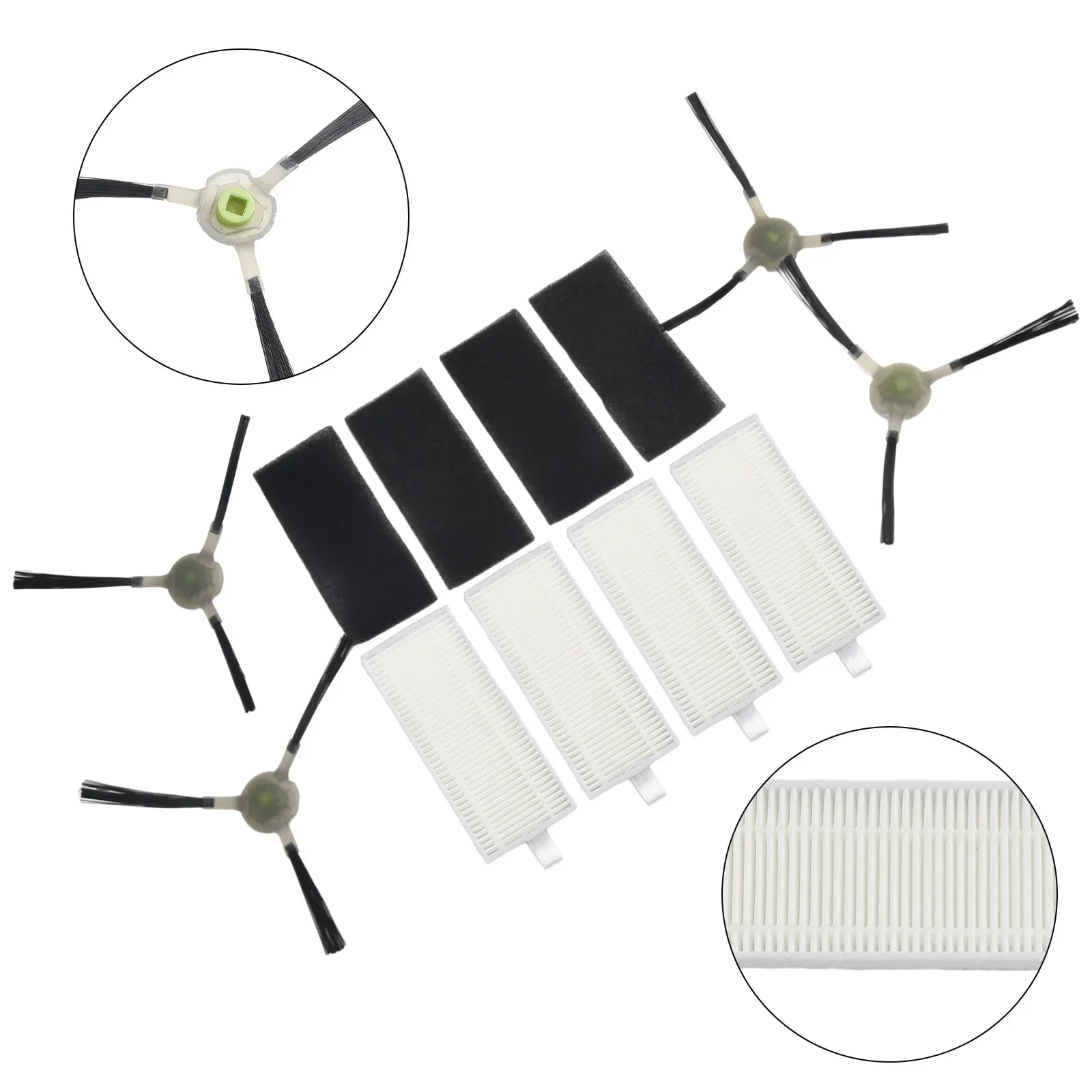 Filter+Side Brush Kit For M200/M201/M501/T700 Robotic Vacuum Cleaner Spare Parts Household Cleaning Replacement Accessories