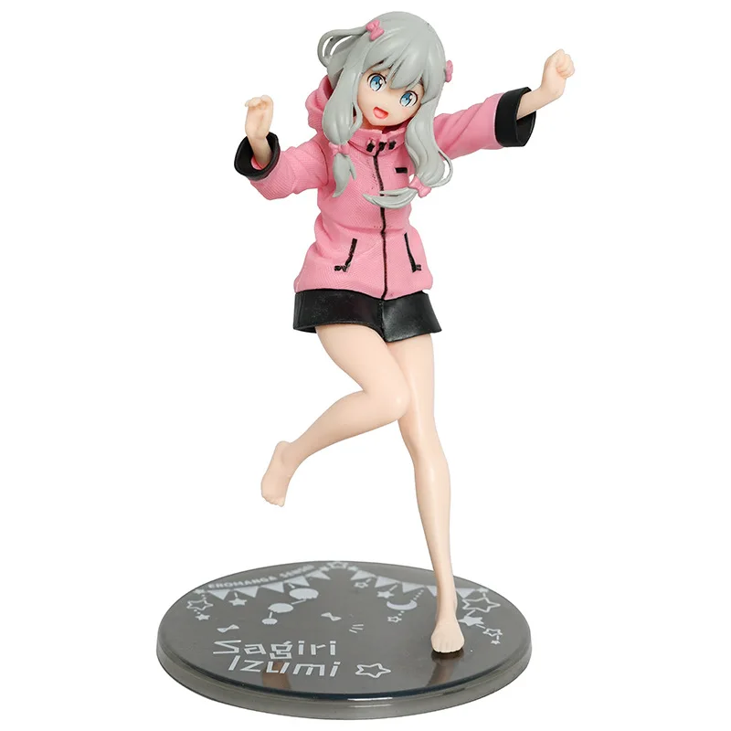 20CM Anime Sagiri Izumi Ending Event Exclusive Meruru Casual PVC Action Figure Statue Collection Model Toys Doll Gift