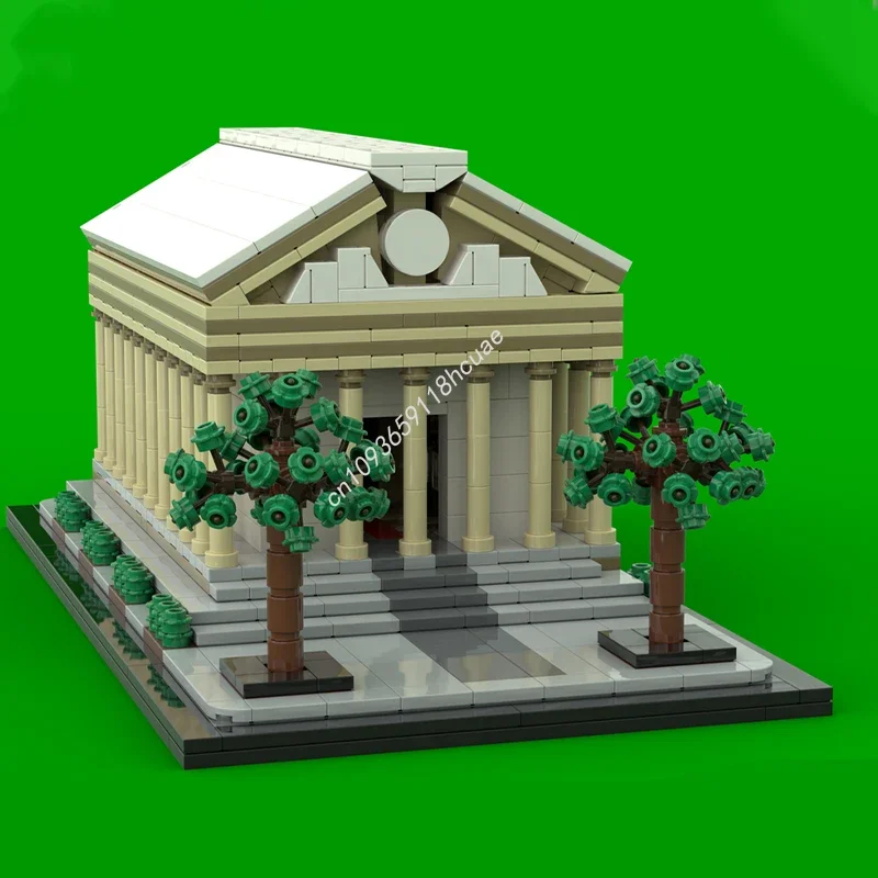 

1104pcs MOC Greek Temple Architecture Building Blocks Education Festival Toy Gift Brick Children Birthday
