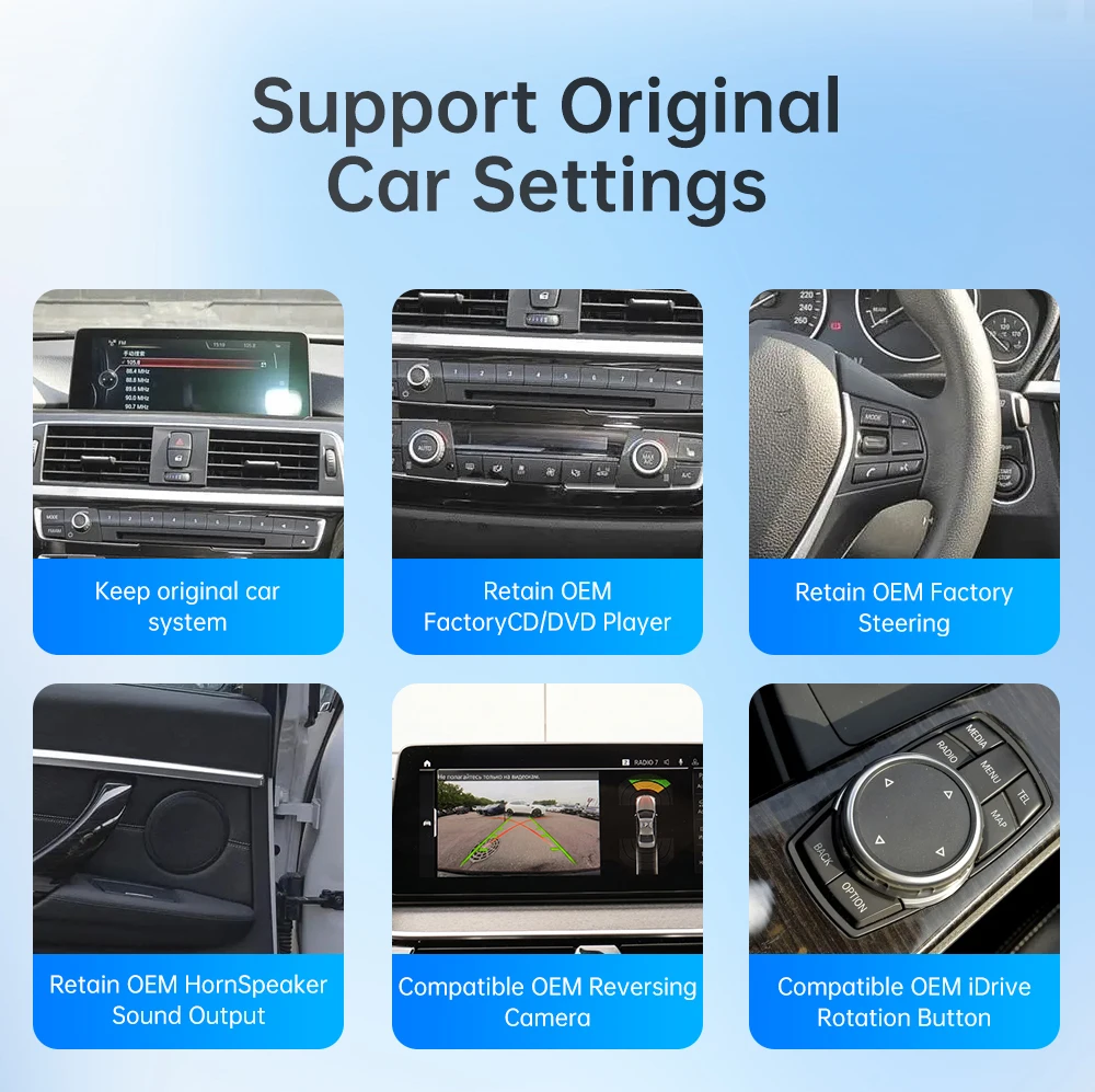 GPS Navi Android 16 for BMW 7 Series G11 G12 2016 - 2020 Wireless Auto Carplay Car Radio Multimedia Player BT WiFi DSP Stereo
