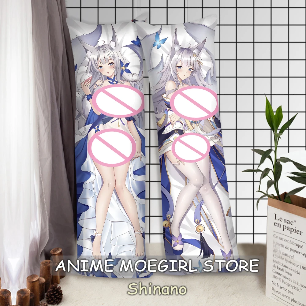 Game Azur Lane Shinano Dakimakura Bed Pillowcase Decor Anime Fullbody Throw Cushion Cover Scaramouche Otaku Throw Pillowcases