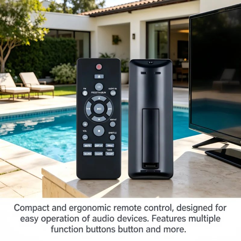 

New Replace Remote Controller Fit for Philips Micro Music Stereo DCM3260 BTM1180/12 BTM2310 DCM2260W Hi-Fi Audio System