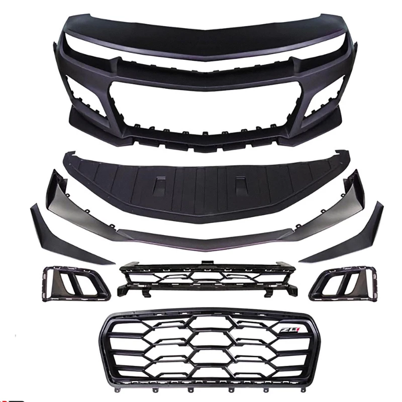 1LE‑Style PP Unpainted Facelift Conversion Front Bumper Body Kit 5th Gen 2010‑2014 Upgrade To 6th Gen Appea
