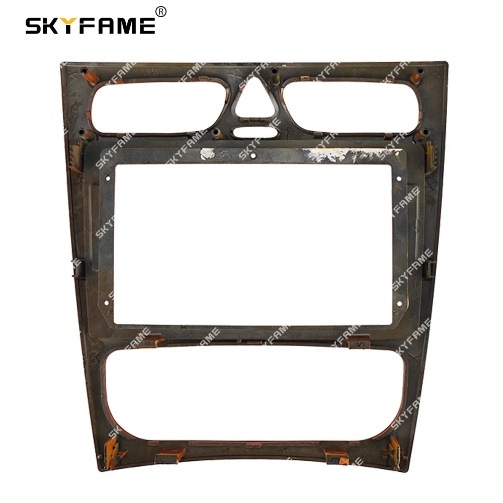 SKYFAME รถกรอบ Fascia อะแดปเตอร์กล่อง Canbus ถอดรหัส Android วิทยุ Dash ชุดแผงติดตั้งสําหรับ Benz W203 W209 C \ CLK Class