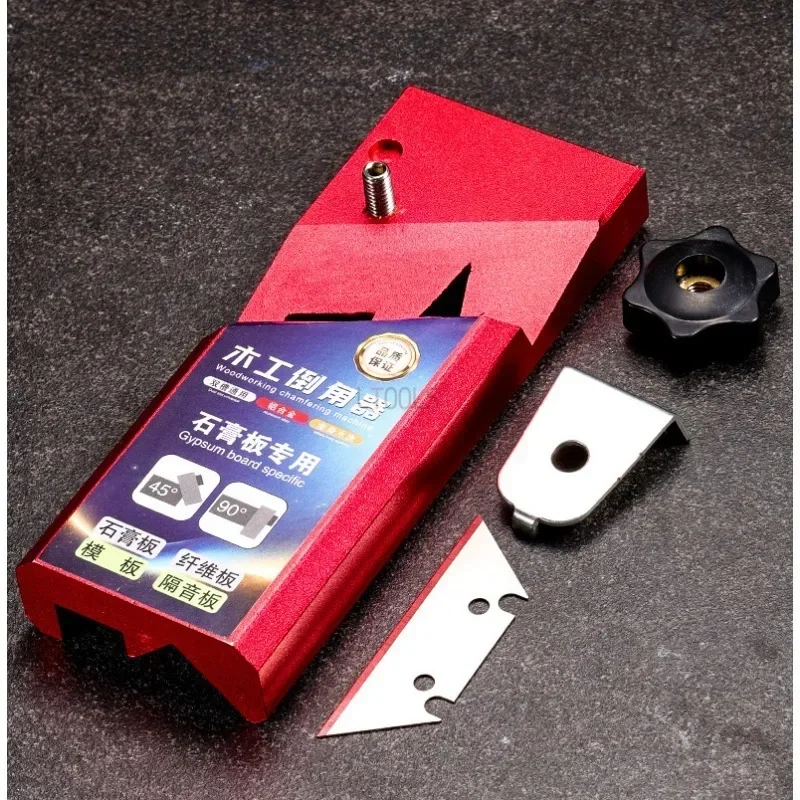 Mini cepilladora de corte y biselado hecha a mano, aleación de aluminio, cepilladora de precisión para carpintería, herramienta de cepillado de precisión para carpintería