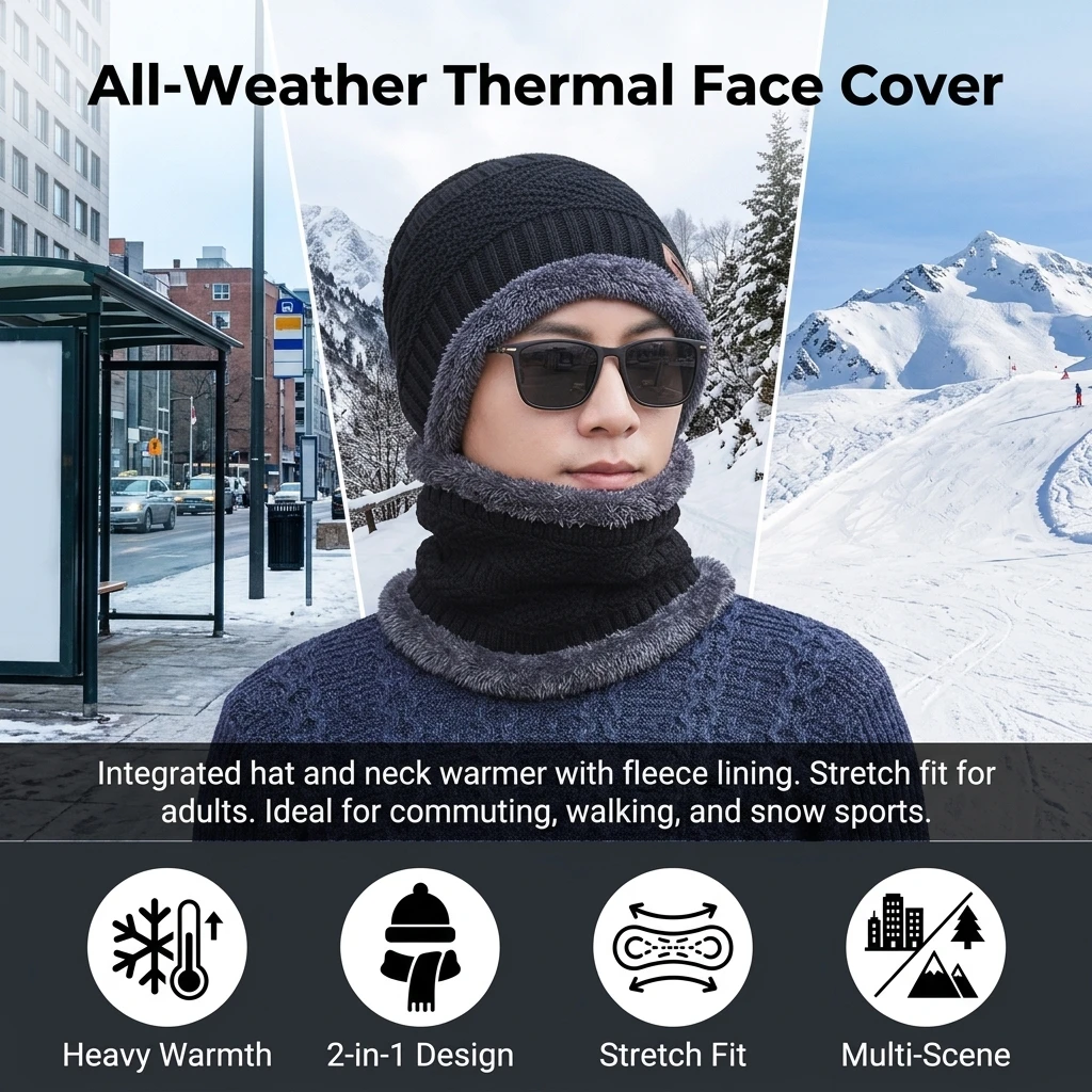 Warm Winter Balaclava Fleece L - đánh giá và giá Winter Cycling Commute Gear
