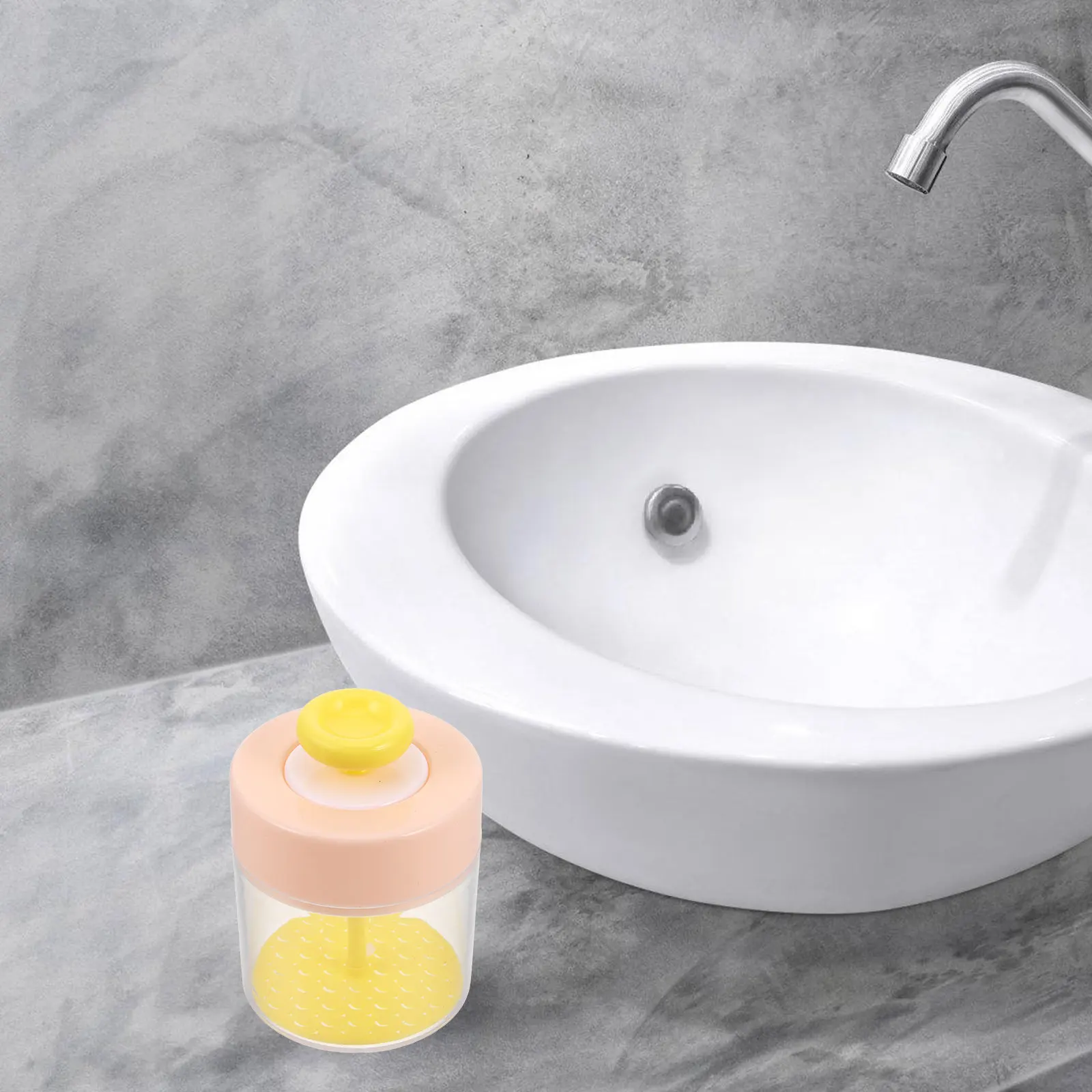 Frasco Plástico Espumador para Sabonete Facial, Shampoo e Gel de Banho - Copo Espumador com Sistema de Retorno para Limpeza Suave da Pele