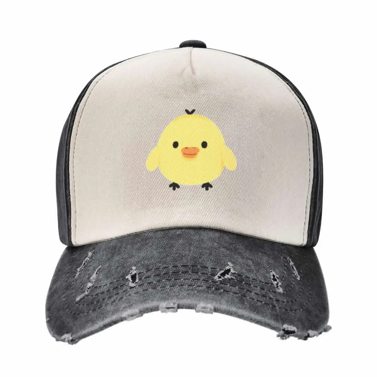 kiiroitori duck plushie Sticker Baseball Cap Trucker Cap Streetwear sun hat Snap Back Hat Men's Women's