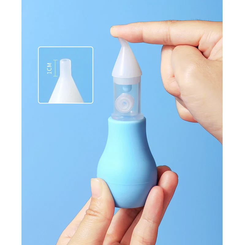 New Born Silicone Baby Safety Nose Cleaner Vacuum Suction Children Nasal Aspirator New Baby Care Diagnostic-tool Vacuum Sucker