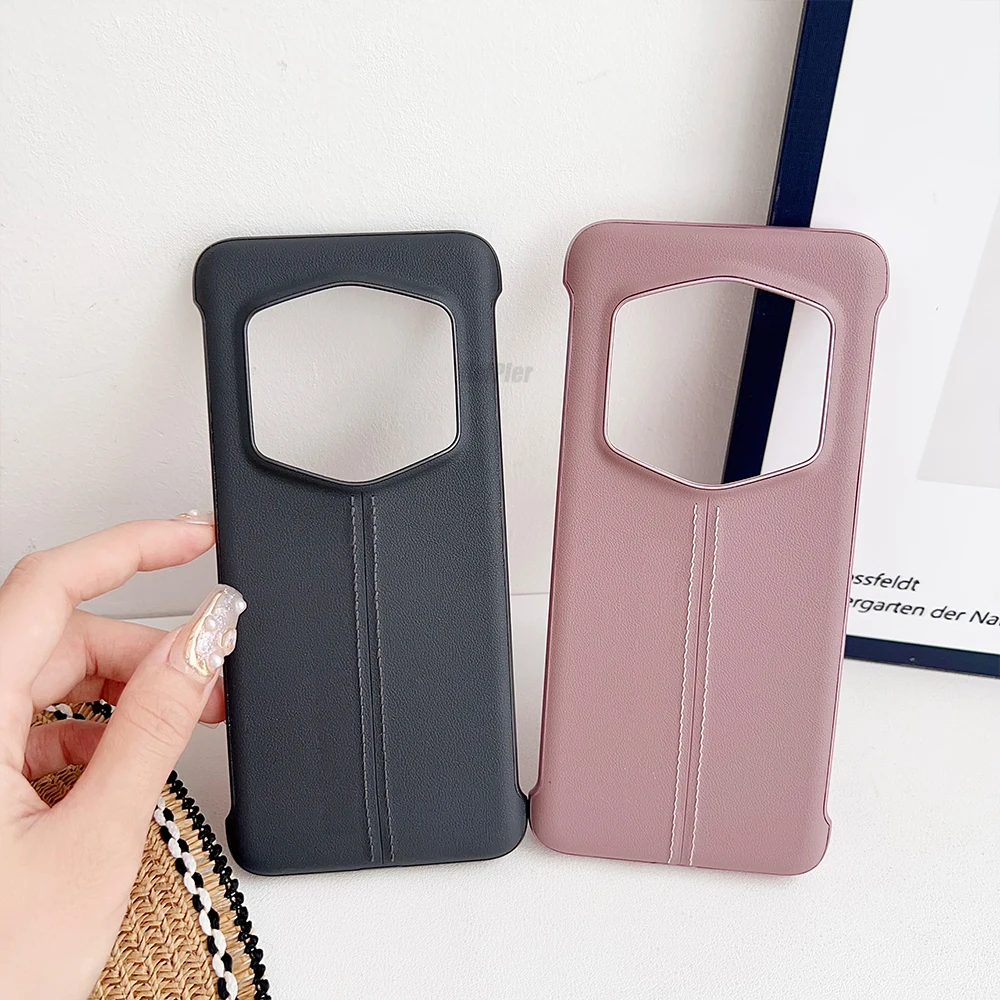 

Original Leather Case for Honor Magic 6 RSR Case Cross texture Back Cover Hard Mobile Phone Coque Protective Capa