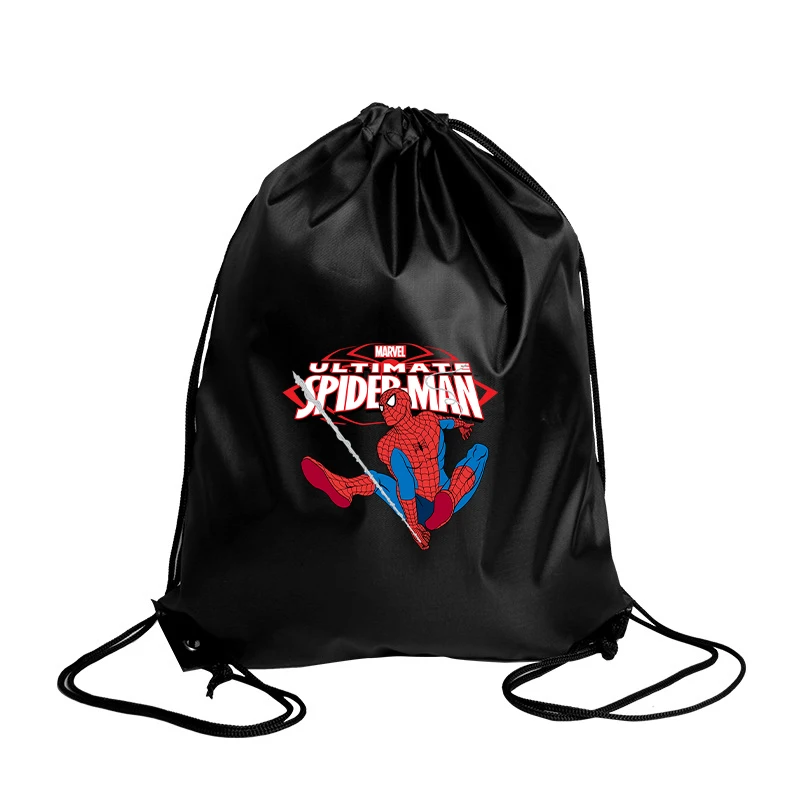 Disney Spiderman tasca con coulisse gioco di film stampa di cartoni animati palestra Sport portatile per ragazzo ragazza bambino studente borsa a