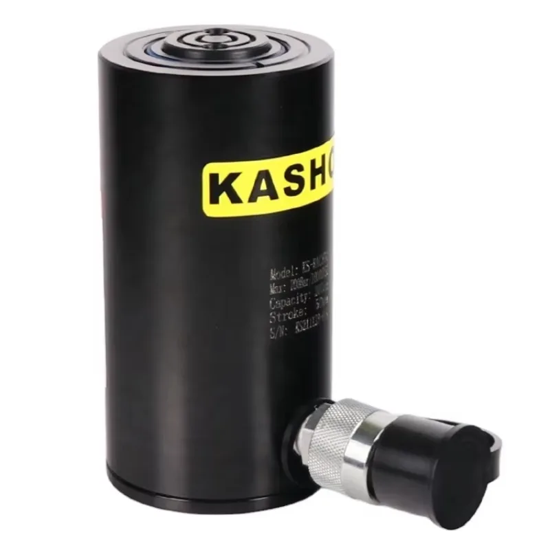 RAC-202 Aluminium 20 Ton Silinder Hidrolik Jack Aksi Tunggal dengan Pengembalian Pegas