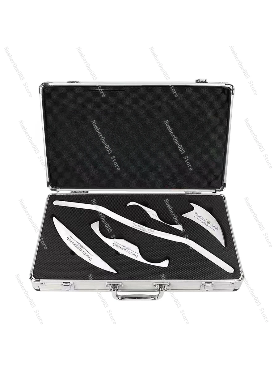 

Fascia Knife Full Set Stainless Steel Muscle Fascia Massager Release Knife Muscle Soft Tissue Relaxation Tool