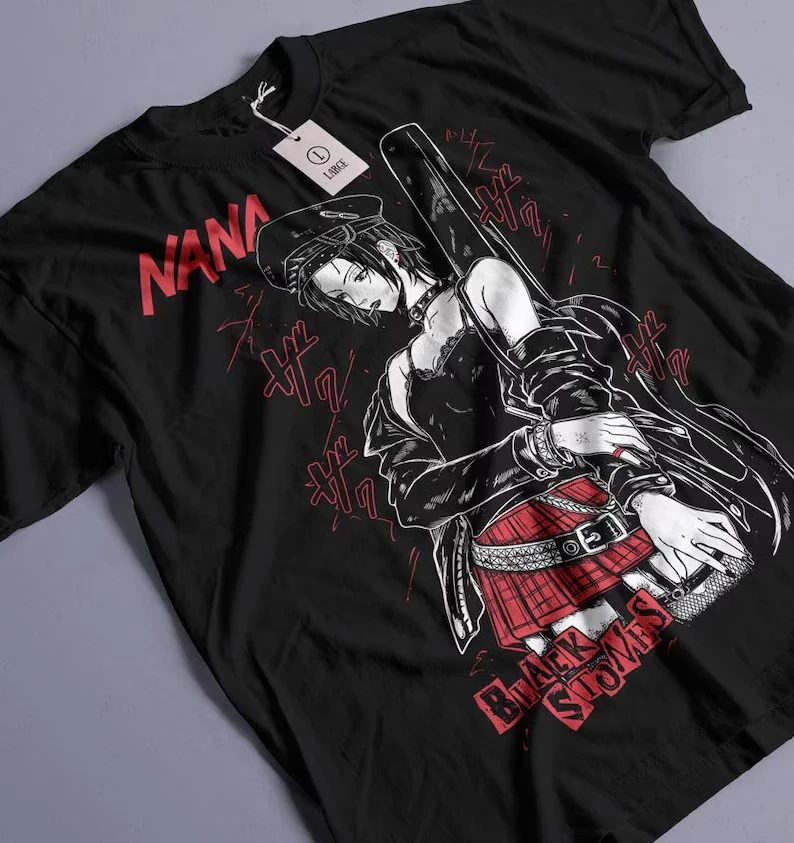 Anime NANA Vintage Manga Shirt Unisex Graphic Tee Anime Lovers Merch Special Edition Top Streetwear Casual Summer 2026 Hot Sale