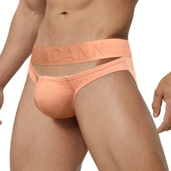 AD Brand Sexy Mens Briefs Underwear Pouch Cuecas Sissy Panties Male Underpants Gay Slip Low Waist Men's Sports Jockstrap Brief