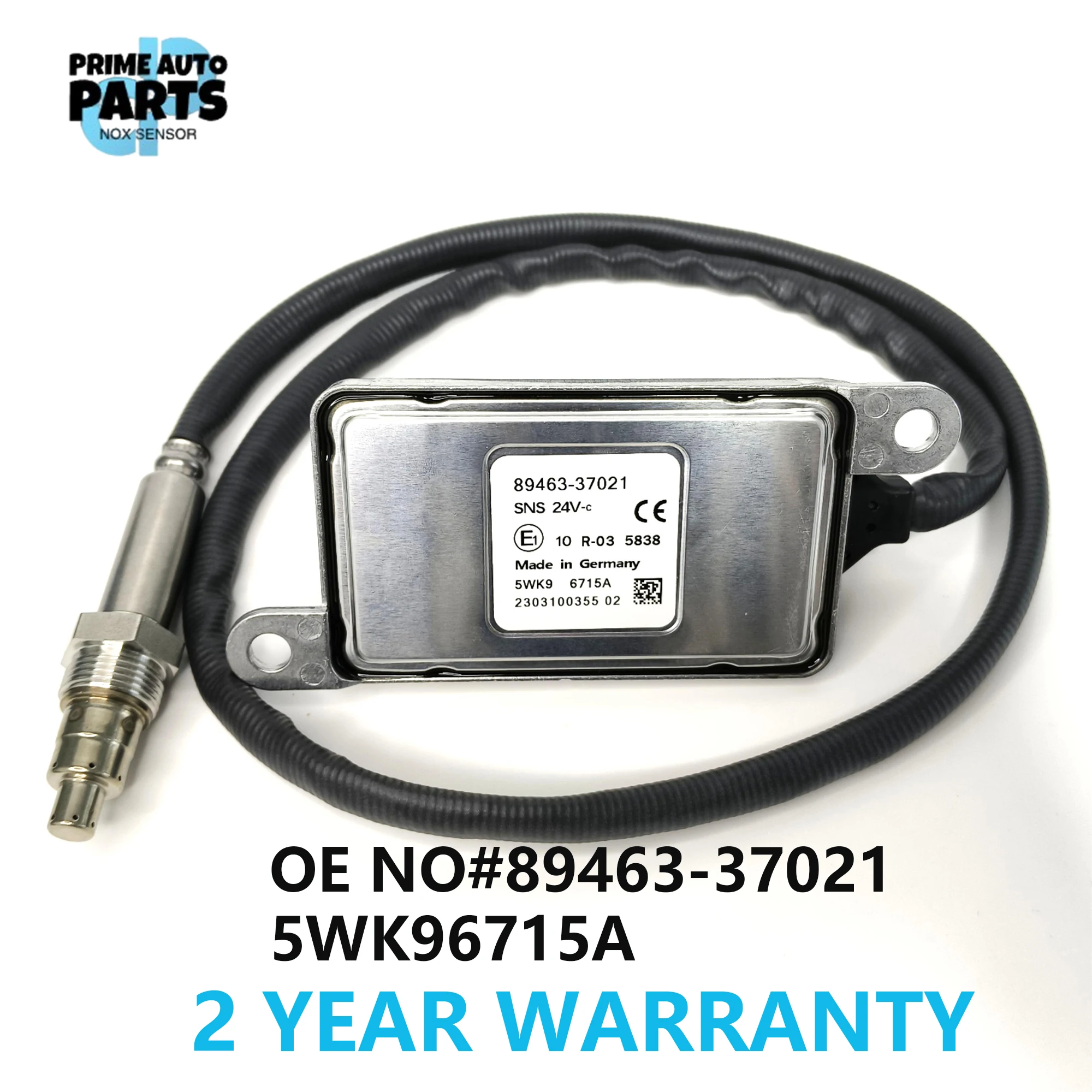 

Nitrogen Oxygen Sensor 5WK96715A 5WK9 6715A NOx Sensor 89463-37021 For Hino Truck Toyota Detroit Inlet 8946337021 89463 37021