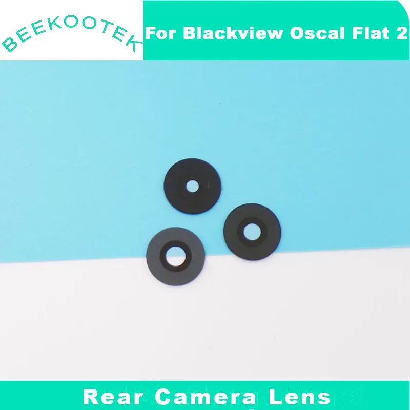 Original Blackview Oscal Flat 2 Rear Main Camera Lens Flash Camera Lens Macro Lens Glass Cover For Blackview OACAL FLAT 2 Phone