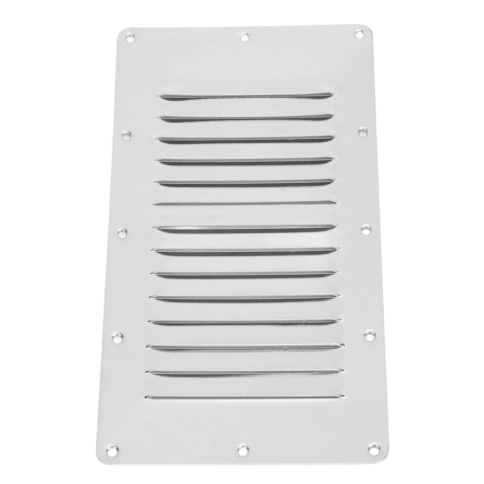 Louvered Ventilator Louvered Air Vent Easy To Install Mirror Polishing Rustproof 228 X 127mm for rvs for kayaks for marines