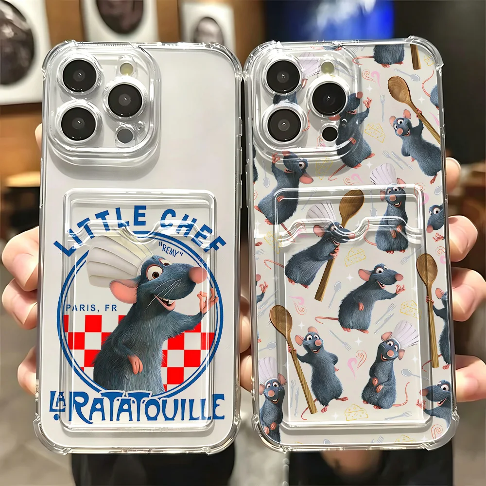 Lovely Ratatouilles New Card Hold Case For Samsung Galaxy A17 A07 A56 A36 A26 A55 A35 A24 A14 A54 A15 A25 A34 A23 4G 5G Cover