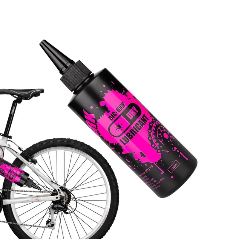 Chain Oil Bikes Chains Lube 120ml Long-Lasting Lube For All Bikes Chains All-Weather Dry/Wet Chain Lube Reduce Noise & Chainsuck