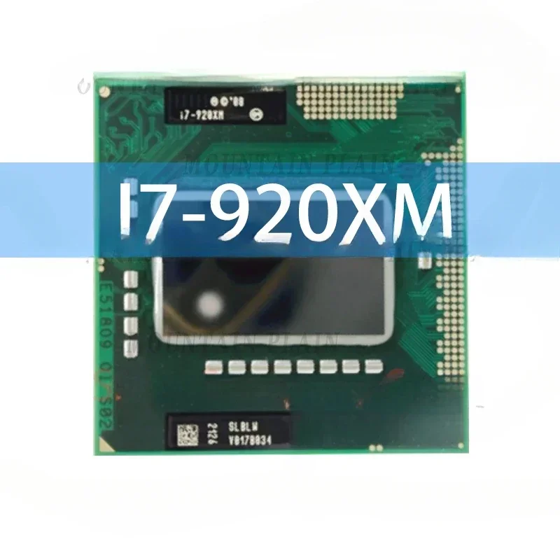 CPU Processor 8M 55W Socket G1 / rPGA988A Core i7-920XM i7 920XM 2.0 GHz Quad-Core Eight-Thread