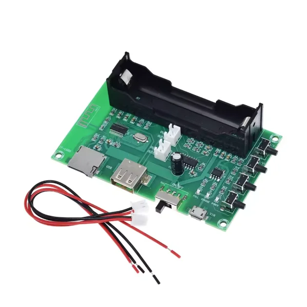 XH-A150 10W digital Bluetooth amplifier board PAM8403 onboard lithium battery turntable rechargeable module
