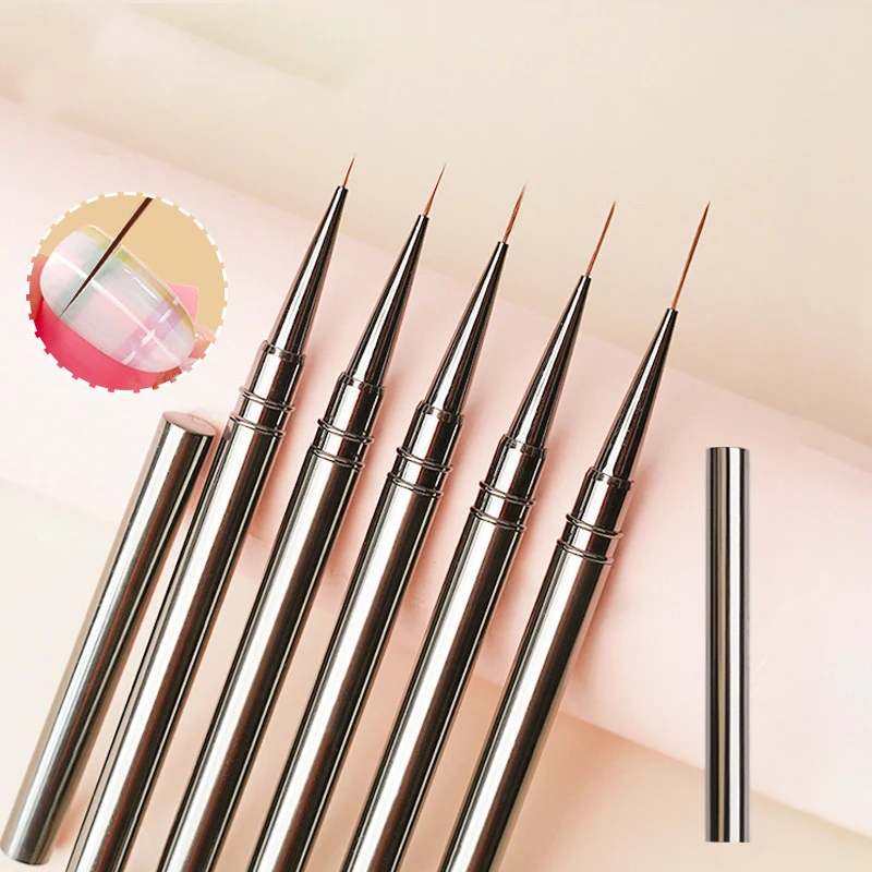 10Set Nail Liner Brush Set Drawing Lines Stripe Painting Flower Pen Nail Art, Nail Manicure Tools Supplier Bulk Wh