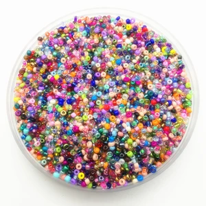 2mm 3mm 4mm preto charme checa contas de semente de vidro diy pulseira colar para fazer jóias diy acessórios 11 principais vendas contas tcheca - №7