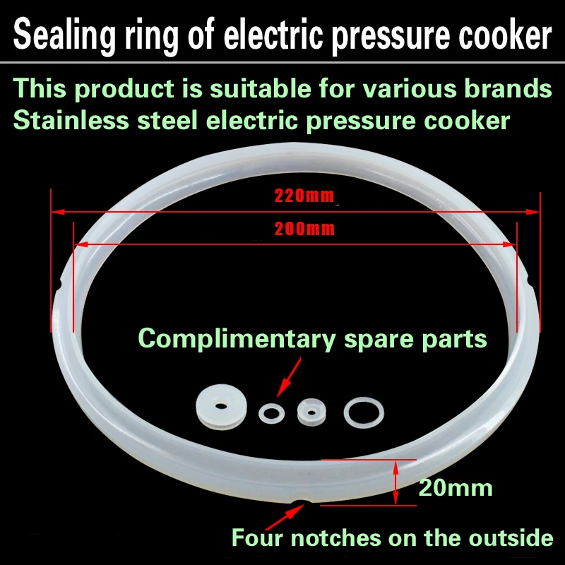 3-4L electric pressure cooker seal ring pressure cooker accessories silicone ring pressure cooker pot ring