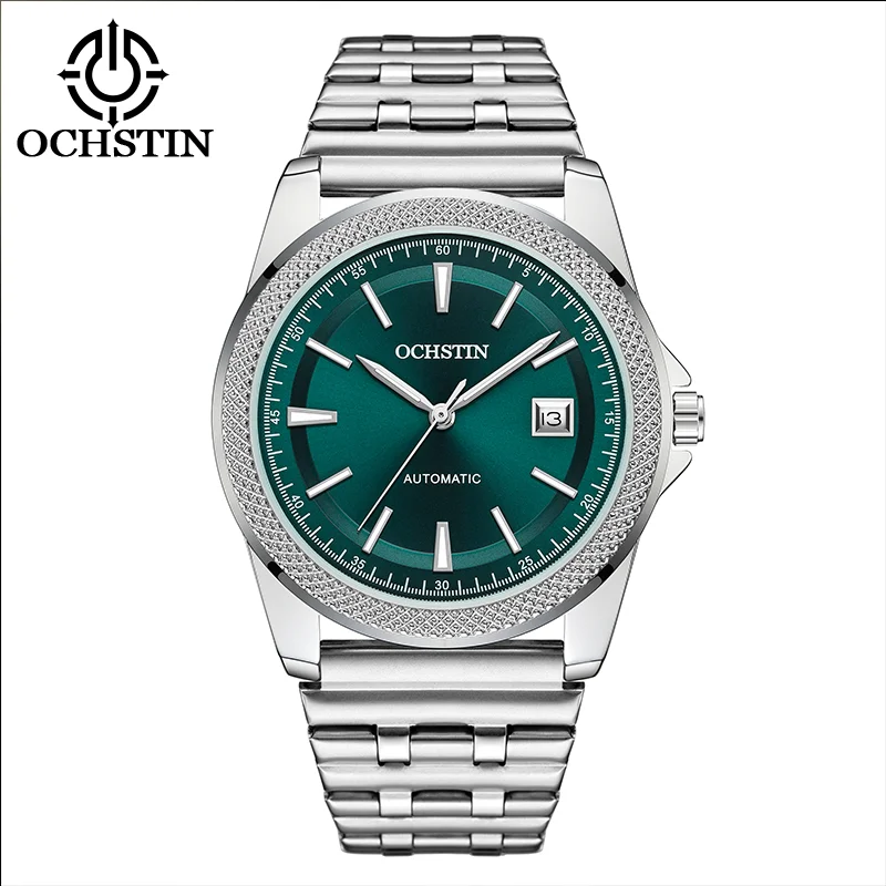 

Men's Luxury Automatic Steel Sports Watch Multi-Functional Waterproof Luminous Fashion Mechanical Business Wristwatch with Date