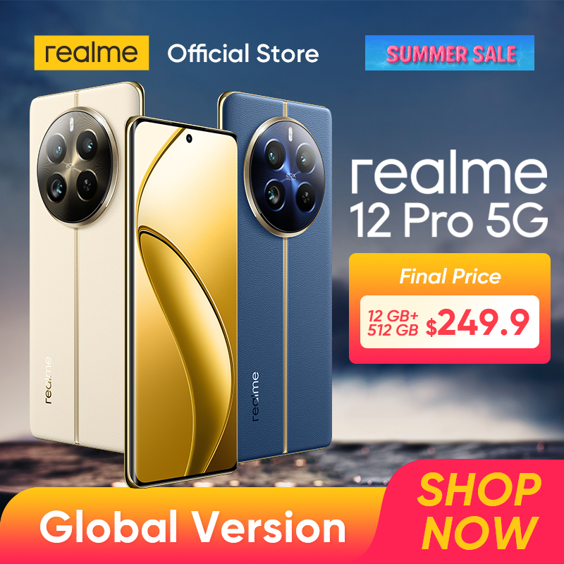  Realme 12 Pro 5G 8GB+256GB 6.7'' Android Smartphone , Dual-SIM, 32MP 5000 MAh, EU 
