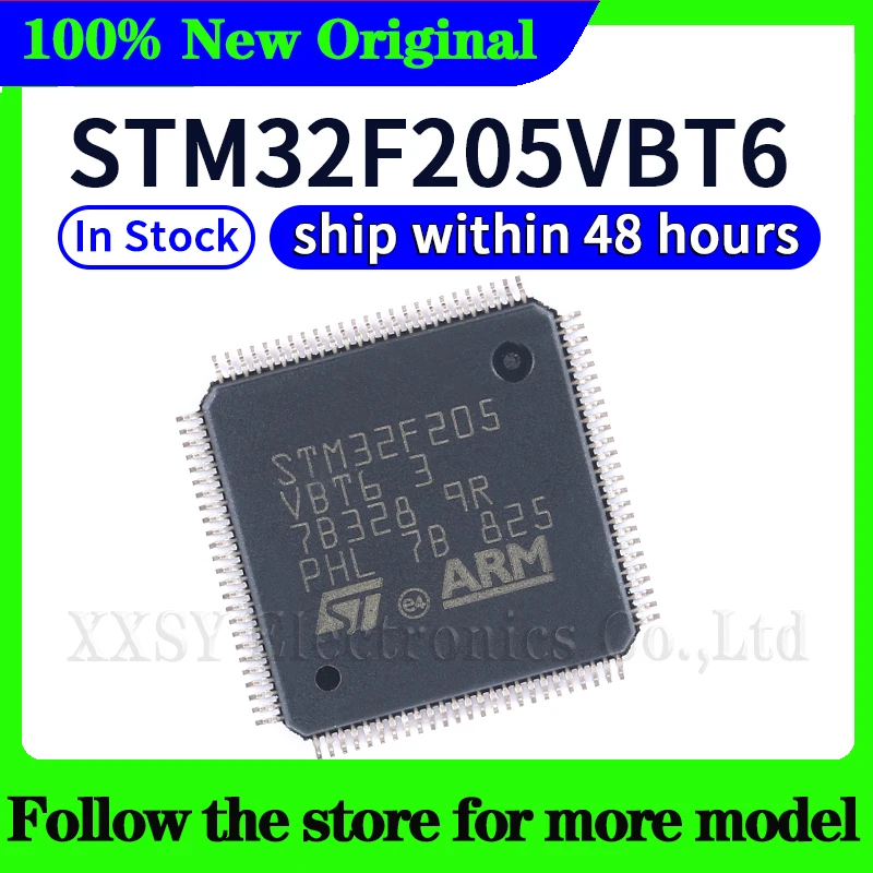 STM32F205RBT6 STM32F205RGT6 STM32F205RFT6 STM32F205RET6 STM32F205RCT6 STM32F205VBT6 STM32F205VFT6 고품질 신규